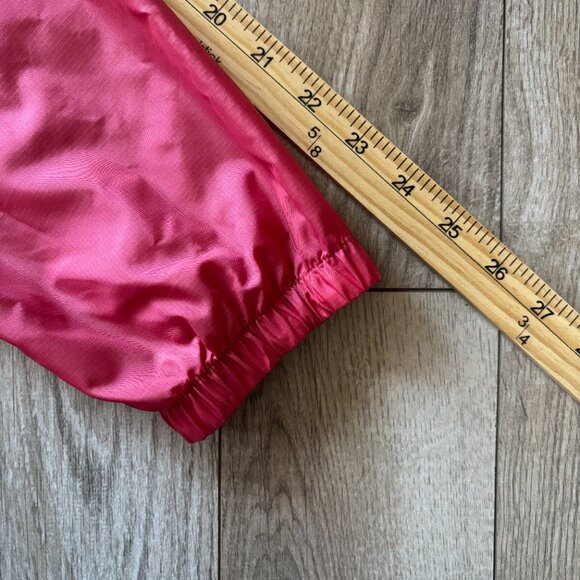 L.L.Bean Stowaway Hooded Berry Pink Windbreaker Womens Size Medium Gorpcore - Picture 10 of 14